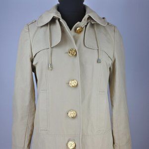 GUESS Los Angeles Tan/Khaki Trench Rain Coat